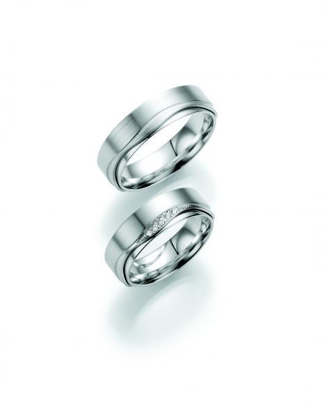 Trauringe Weissgold von Fischer 0605520/060